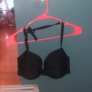 Aerie black push up bikini top
